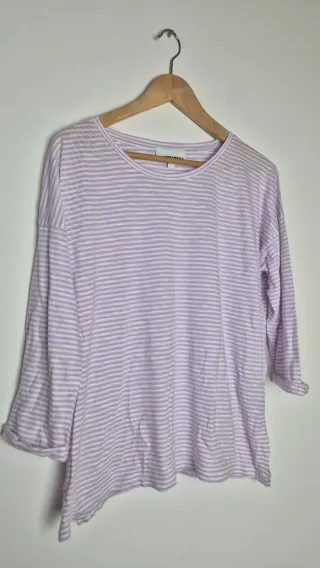 Camisola riscas lilás Armedangels L