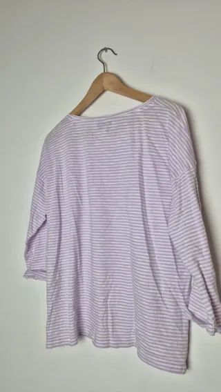 Camisola riscas lilás Armedangels L