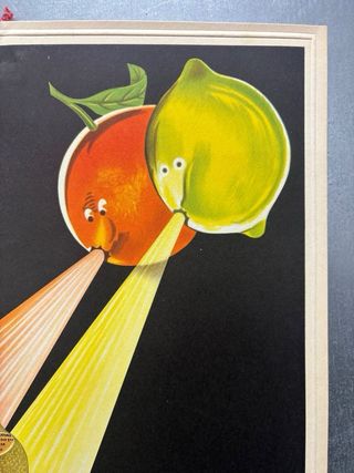 Publicidad Naranjada y Limon Natural DIANA, 1950s.