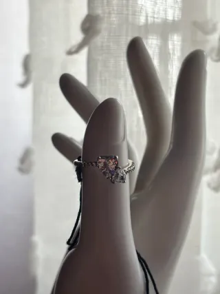 Anillo Pandora Doble Corazón