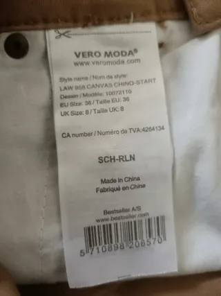 Jeans Vero Moda color tabacco donna