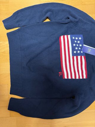 Jersey Polo Ralph Lauren Bandera USA Azul