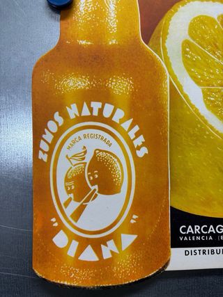 Publicidad Zumos Naturales Diana, Carcagente