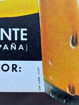 Publicidad Zumos Naturales Diana, Carcagente