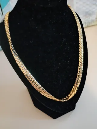 Collana placcata oro 750/1000 45cm