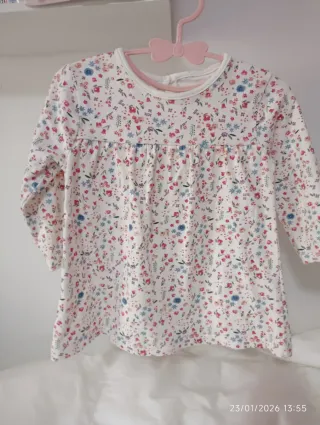 Vestido bebé niña floral