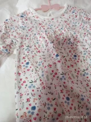 Vestido bebé niña floral