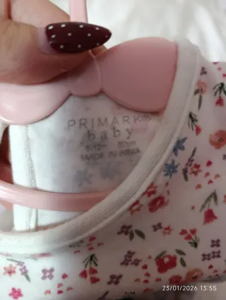 Vestido bebé niña floral