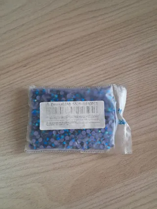 Strass Vetro e Pietre Ovali Blu