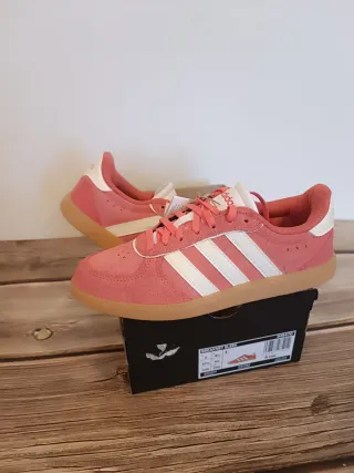 Adidas Breaknet Sleek Rosa y Blanco