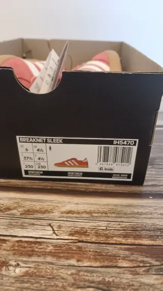 Adidas Breaknet Sleek Rosa y Blanco