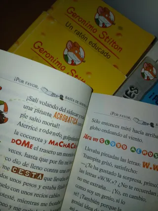 Lote de 6 libros para fomentar la lectura en niños