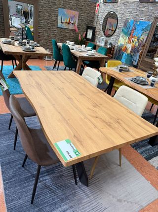 Mesa Comedor Madera y Metal