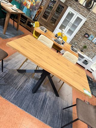 Mesa Comedor Madera y Metal