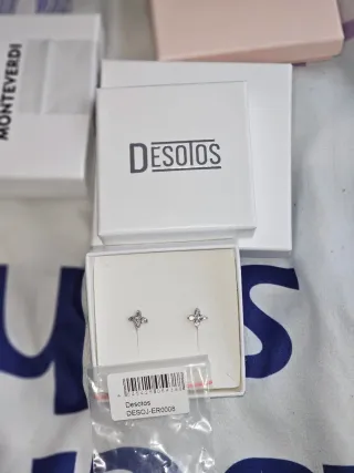 Pendientes Desotos Plata