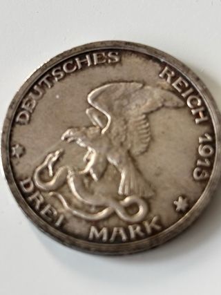 Monedas Plata Prusia 1913