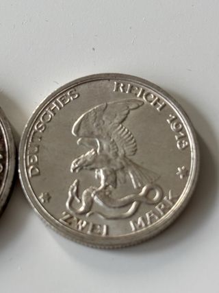 Monedas Plata Prusia 1913