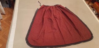 Falda traje segoviana antigua