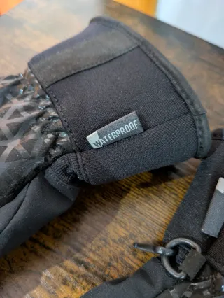 Guantes negros para invierno waterproof talla M