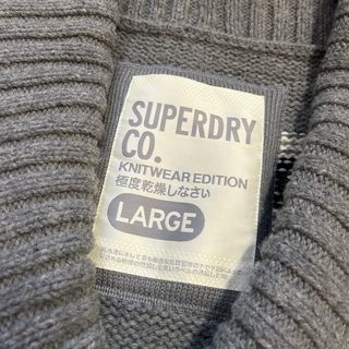 Cárdigan Lana Superdry Talla L Mujer