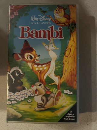 Película VHS Bambi - Walt Disney Los Clásicos