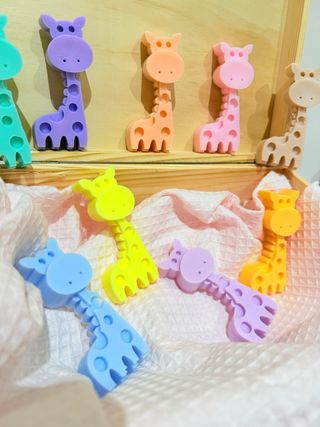 Jabones artesanales con formas de animales