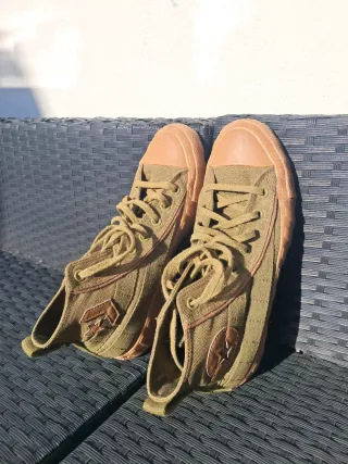 Zapatillas Converse Verde militar y Marrones