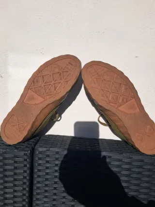 Zapatillas Converse Verde militar y Marrones