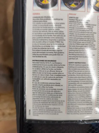 Cadenas textiles para nieve Snovit