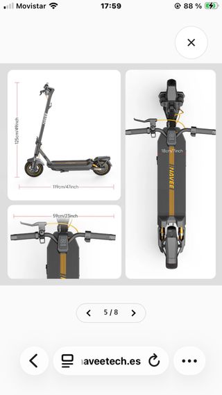 NAVEE GT3 Patinete Eléctrico
