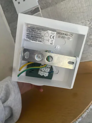 Lampada da parete moderna