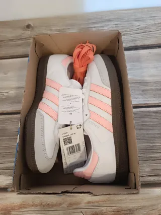 Adidas Samba Blancas y Rosas