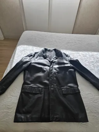 Giacca in pelle nappa vintage Hugo Boss