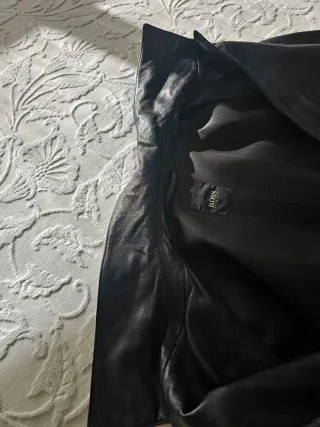 Giacca in pelle nappa vintage Hugo Boss