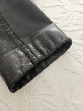 Giacca in pelle nappa vintage Hugo Boss