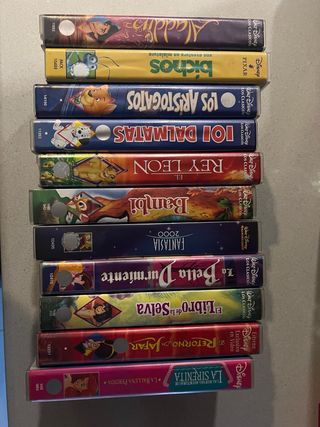 10 Películas Disney VHS Clásicos