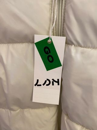 Chaqueta acolchada blanca nueva