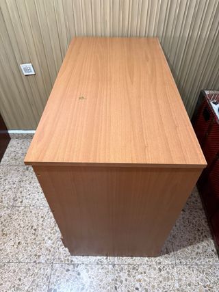 Baúl de madera con cajón