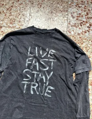 Camisa Grunge Manga Larga