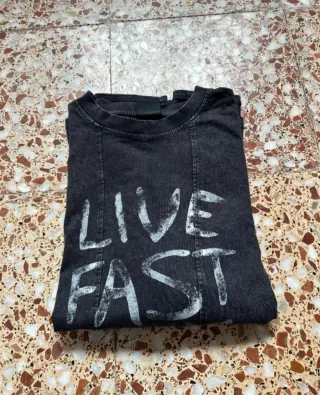 Camisa Grunge Manga Larga