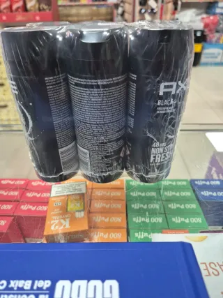Pack 6 Axe Black Desodorante Spray