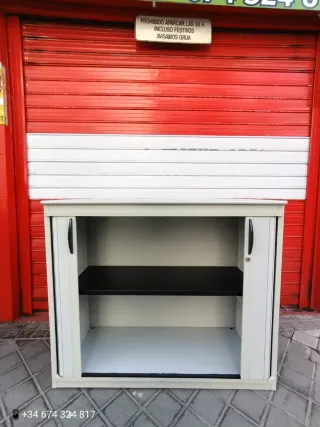 Armario metálico con puertas correderas SIN LLAVES