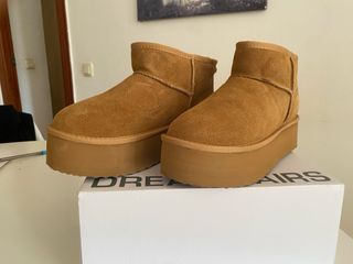 Botas Plataforma DREAM PAIRS Mujer Marrones