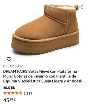 Botas Plataforma DREAM PAIRS Mujer Marrones