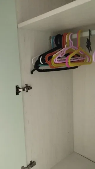 Armario 2 puertas con perchero