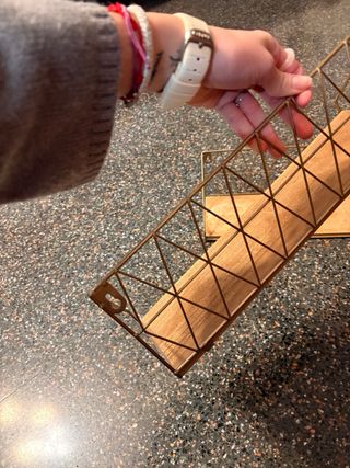 Estanterías de pared madera y metal