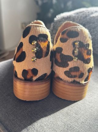 Botines SQUIRREL Animal Print Tachuelas