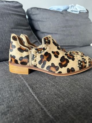 Botines SQUIRREL Animal Print Tachuelas