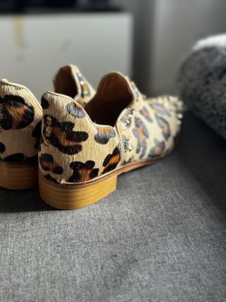 Botines SQUIRREL Animal Print Tachuelas