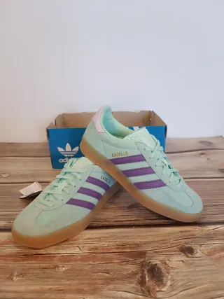 Adidas Gazelle Morado y Turquesa
